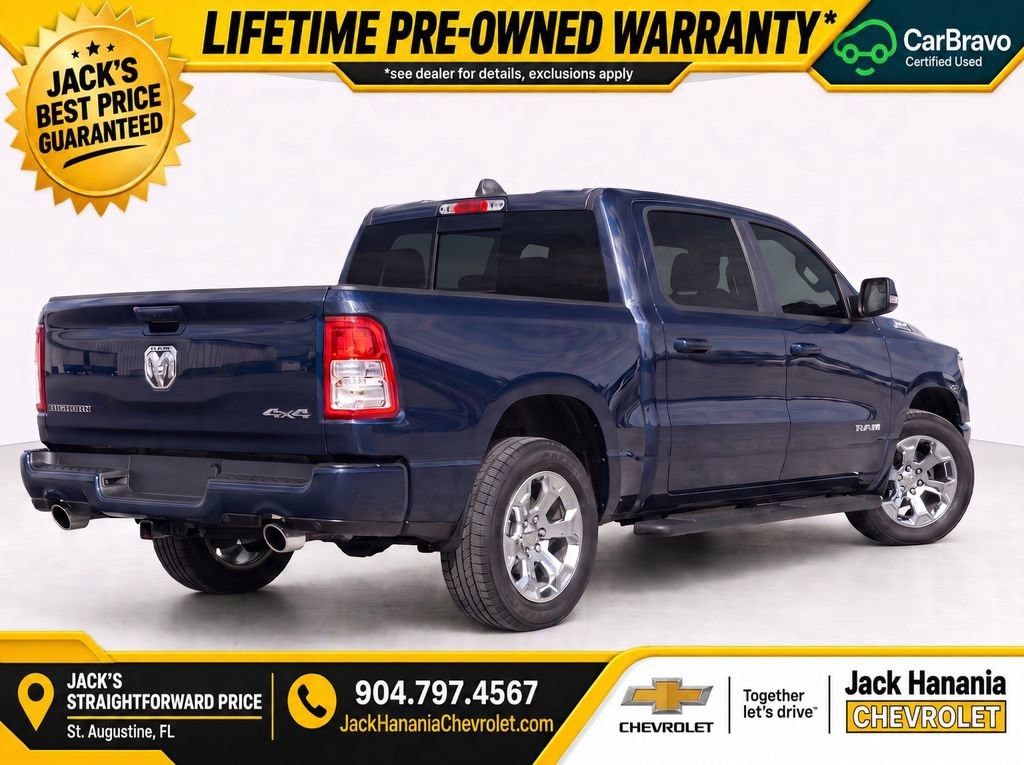 Used 2022 Ram 1500 Big Horn Crew Cab 4x4 57 Box Truck
