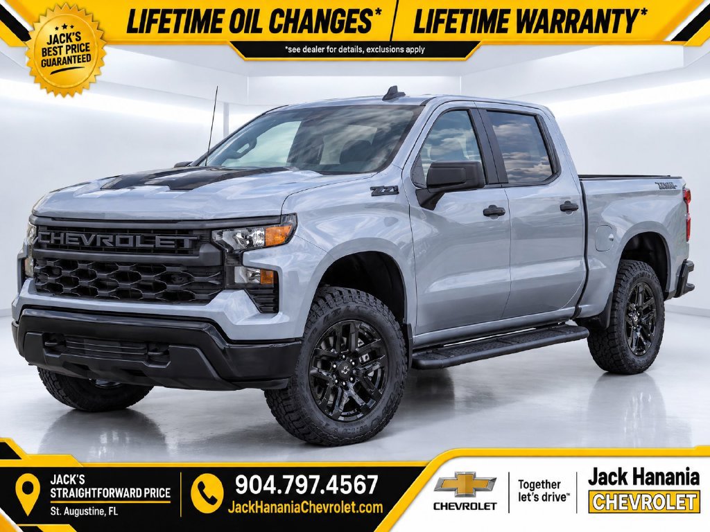 New 2026 Chevrolet Silverado 1500 Custom Trail Boss Truck