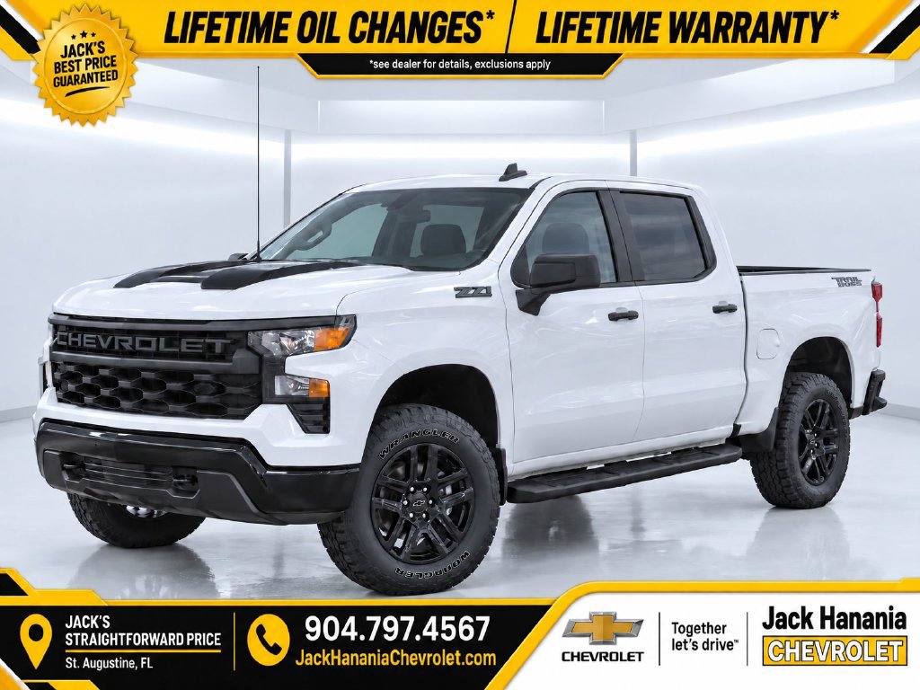 New 2026 Chevrolet Silverado 1500 Custom Trail Boss Truck