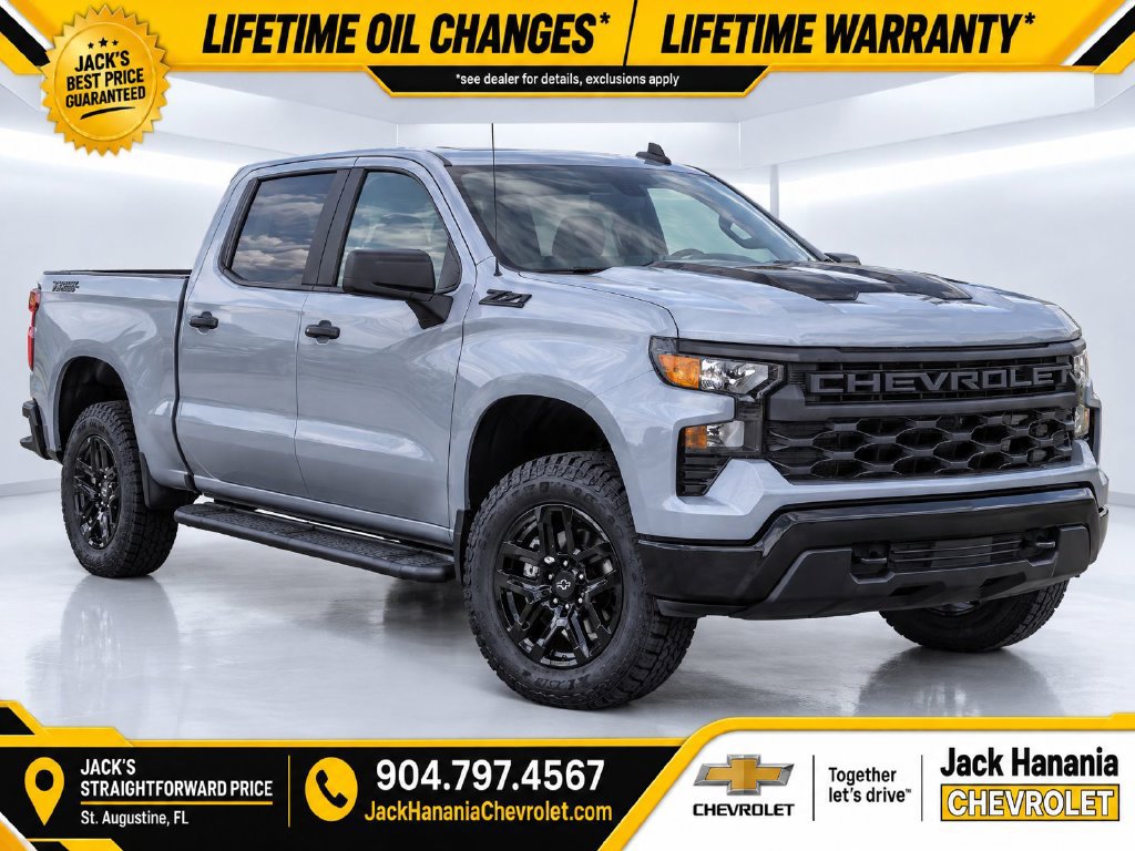 New 2026 Chevrolet Silverado 1500 Custom Trail Boss Truck