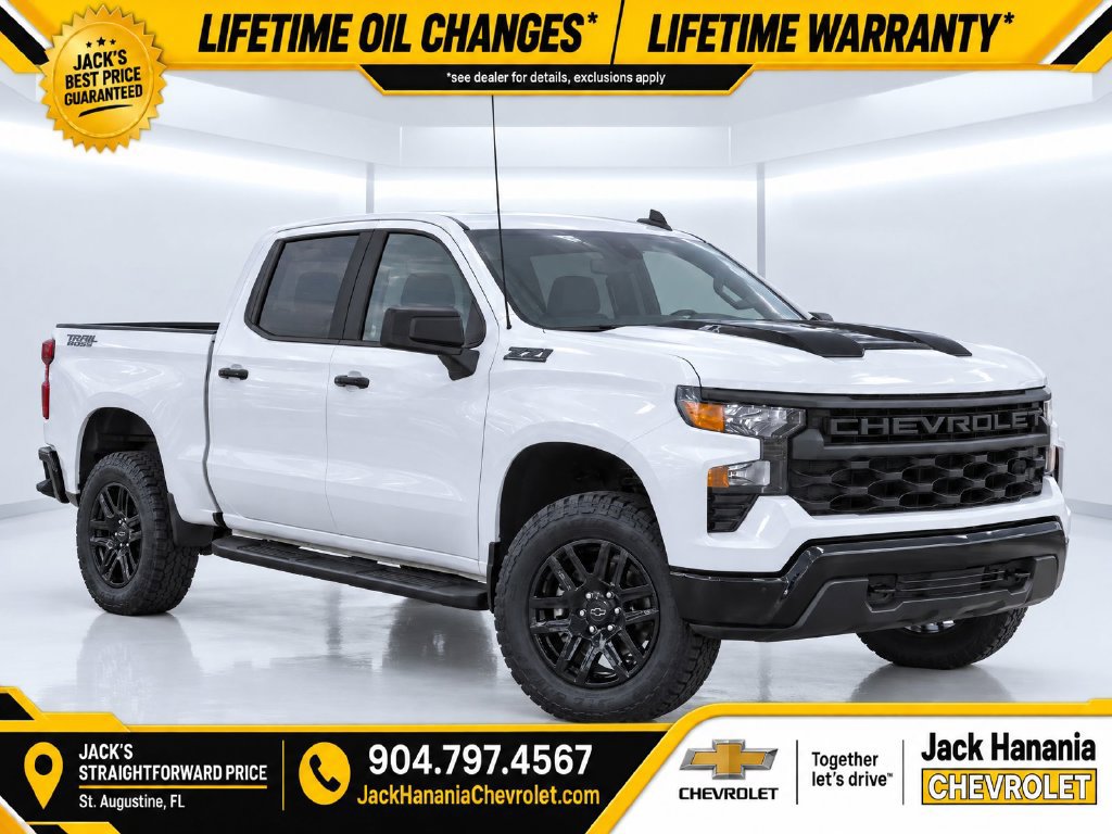 New 2026 Chevrolet Silverado 1500 Custom Trail Boss Truck