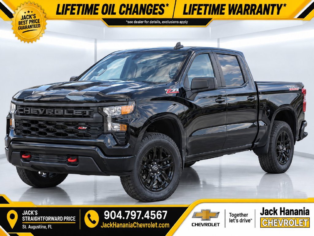New 2026 Chevrolet Silverado 1500 Custom Trail Boss Truck