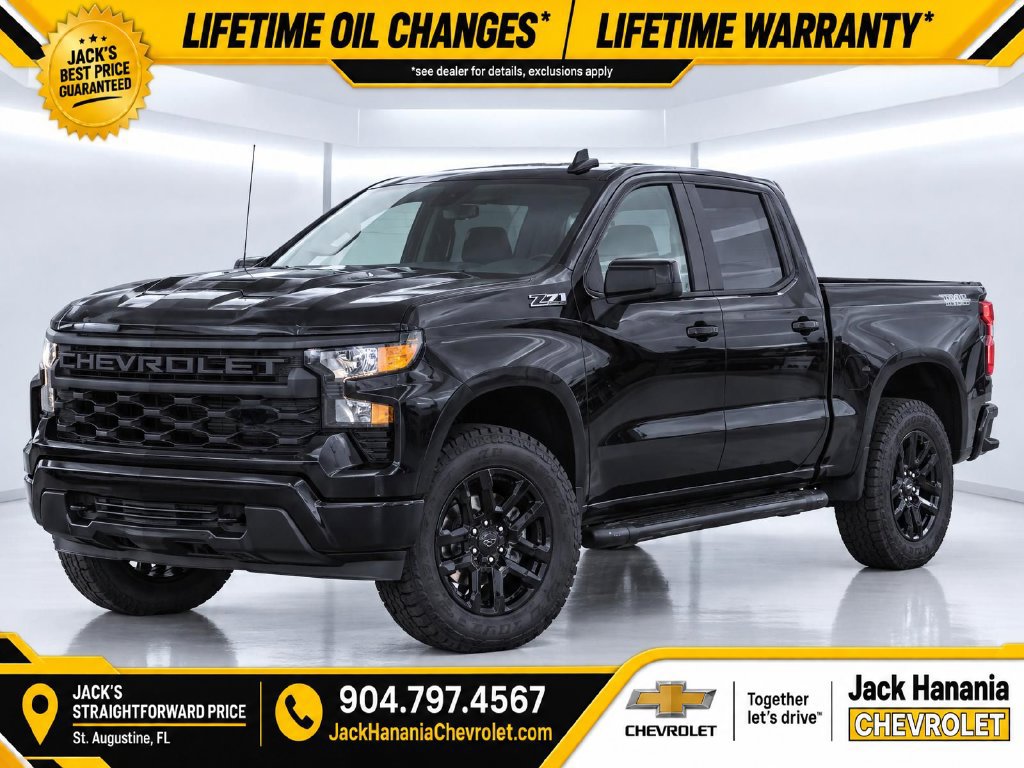 New 2026 Chevrolet Silverado 1500 Custom Trail Boss Truck