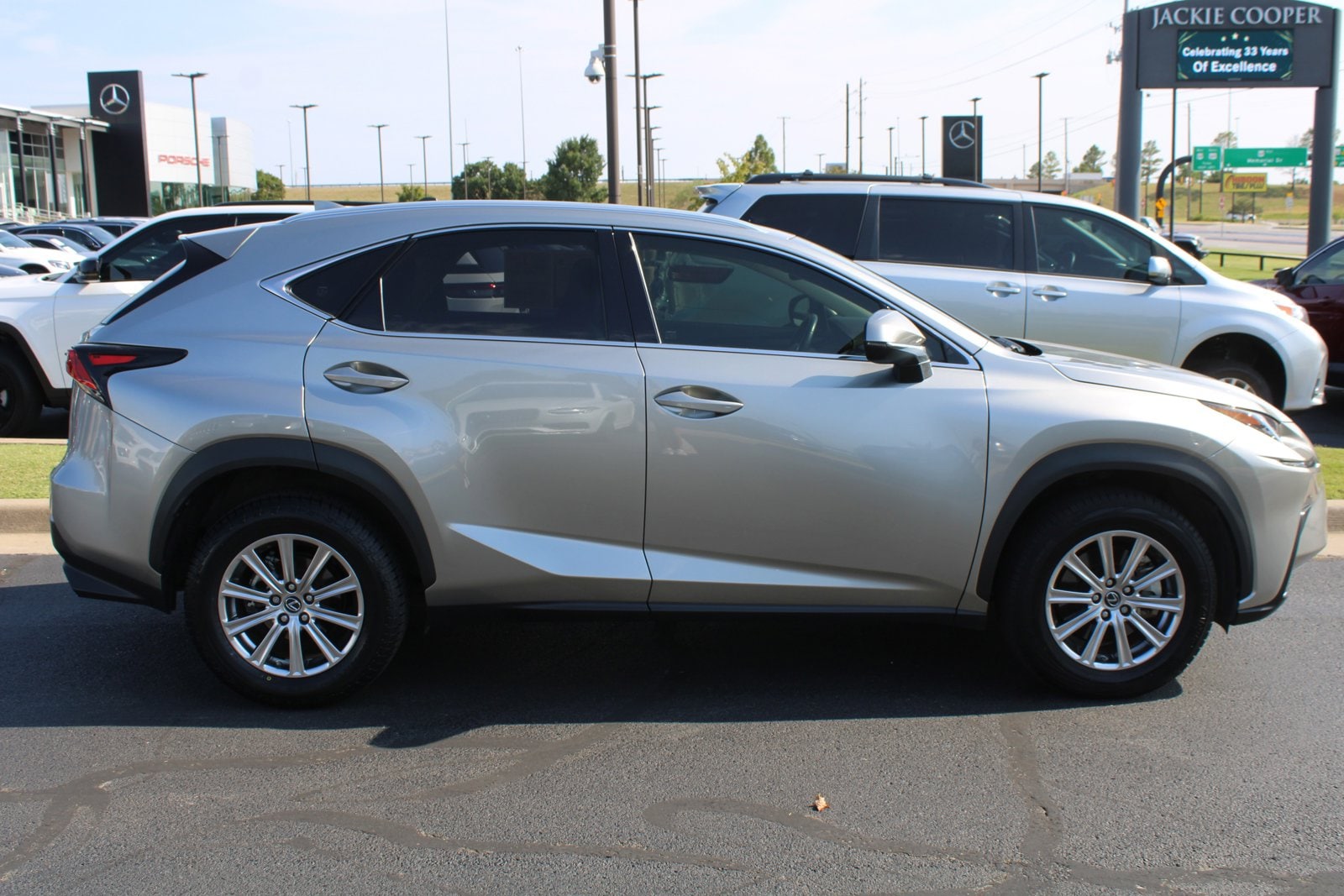 Used 2021 Lexus NX 300 with VIN JTJDARBZXM2186846 for sale in Tulsa, OK