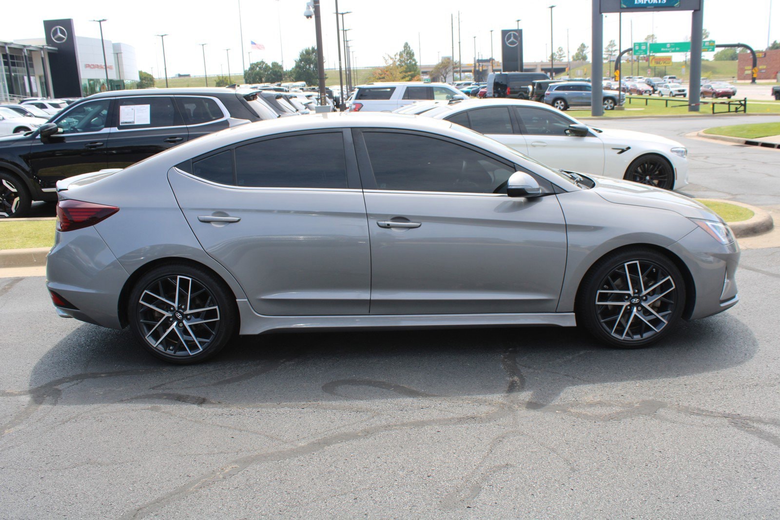 Used 2020 Hyundai Elantra Sport with VIN KMHD04LB3LU019074 for sale in Tulsa, OK