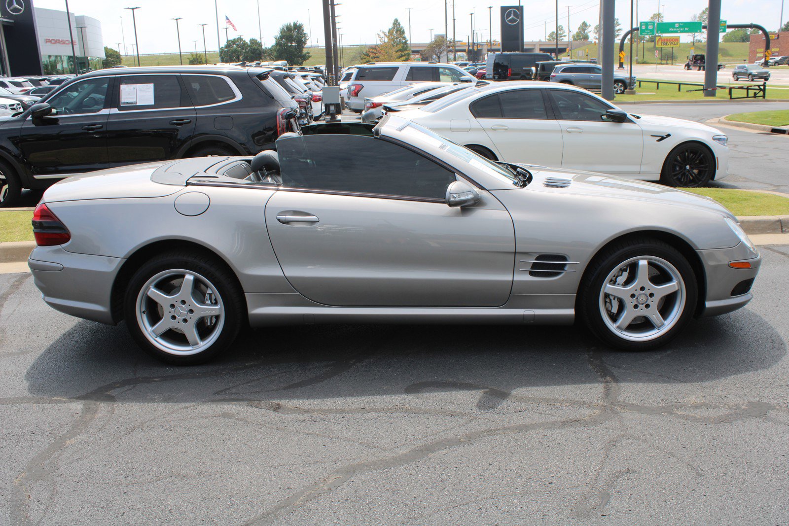 Used 2003 Mercedes-Benz SL-Class SL55 AMG with VIN WDBSK74F43F044528 for sale in Tulsa, OK