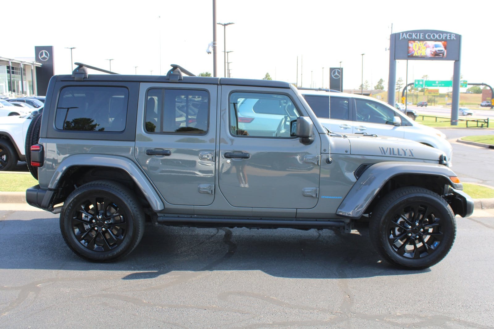 Used 2023 Jeep Wrangler 4xe Sahara 4XE with VIN 1C4JJXP62PW553583 for sale in Tulsa, OK