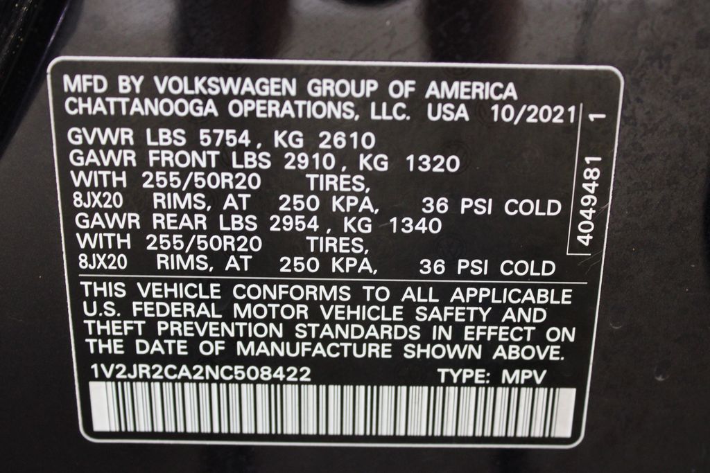 2022 Volkswagen Atlas SE w/Tech - Photo 32