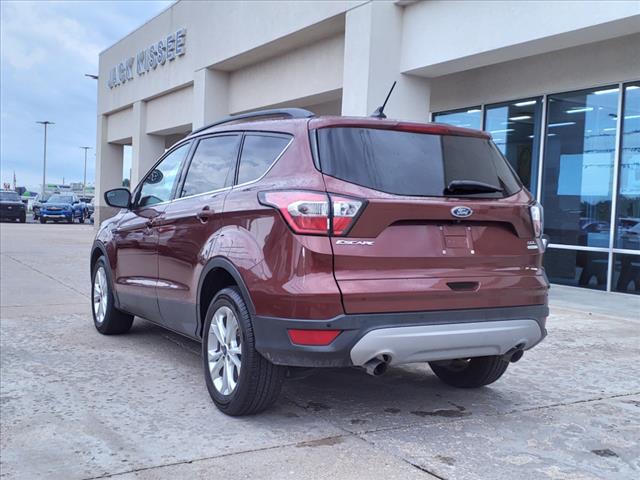 Used 2018 Ford Escape SEL with VIN 1FMCU0HD3JUA10147 for sale in Claremore, OK