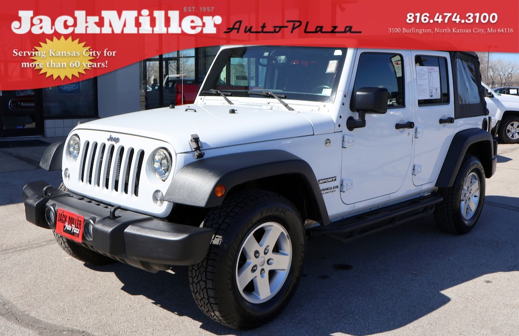 Used 2015 Jeep Wrangler Unlimited Sport 4x4 SUV