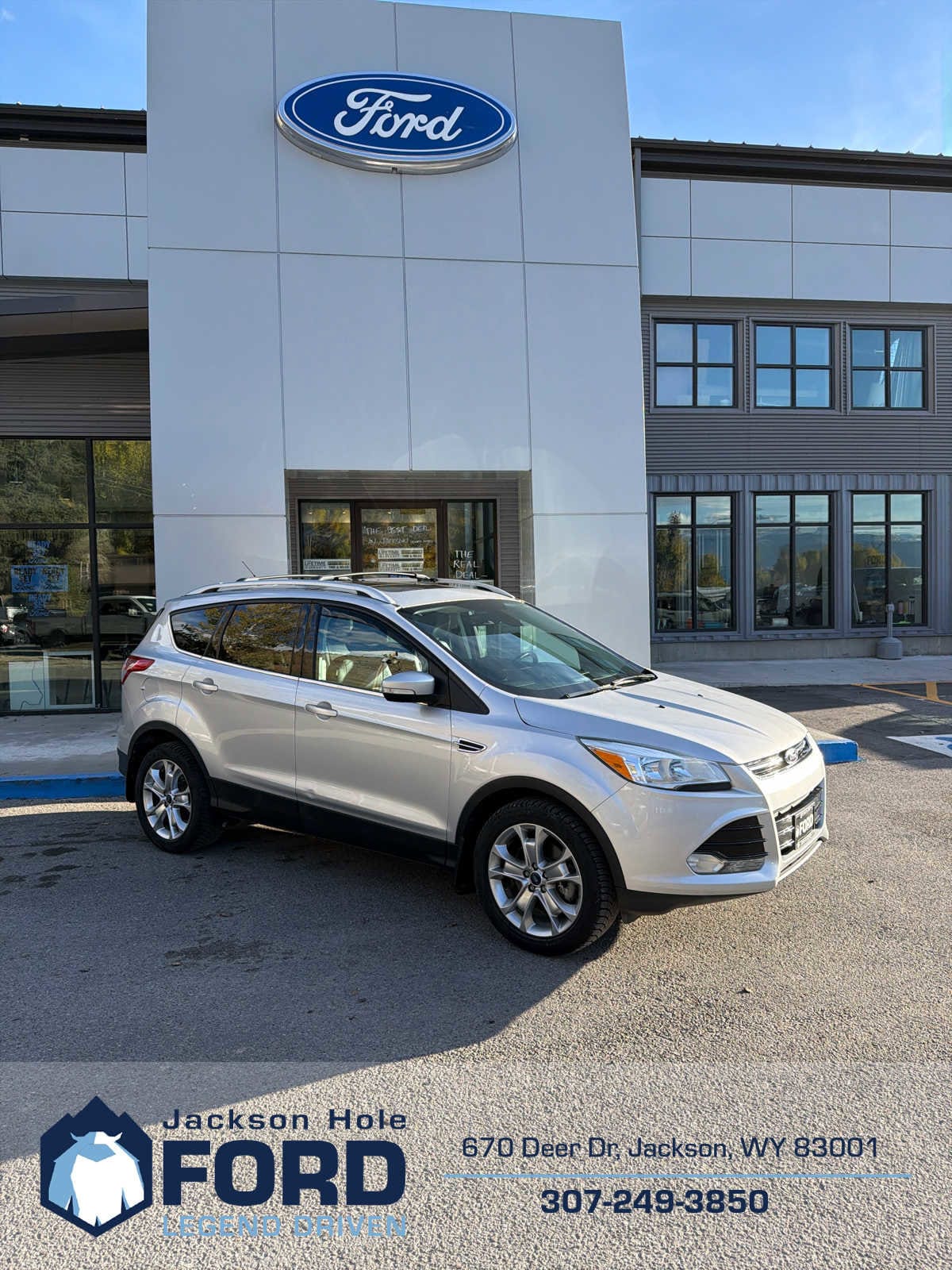 Used 2013 Ford Escape SEL with VIN 1FMCU9H91DUD80632 for sale in Jackson, WY