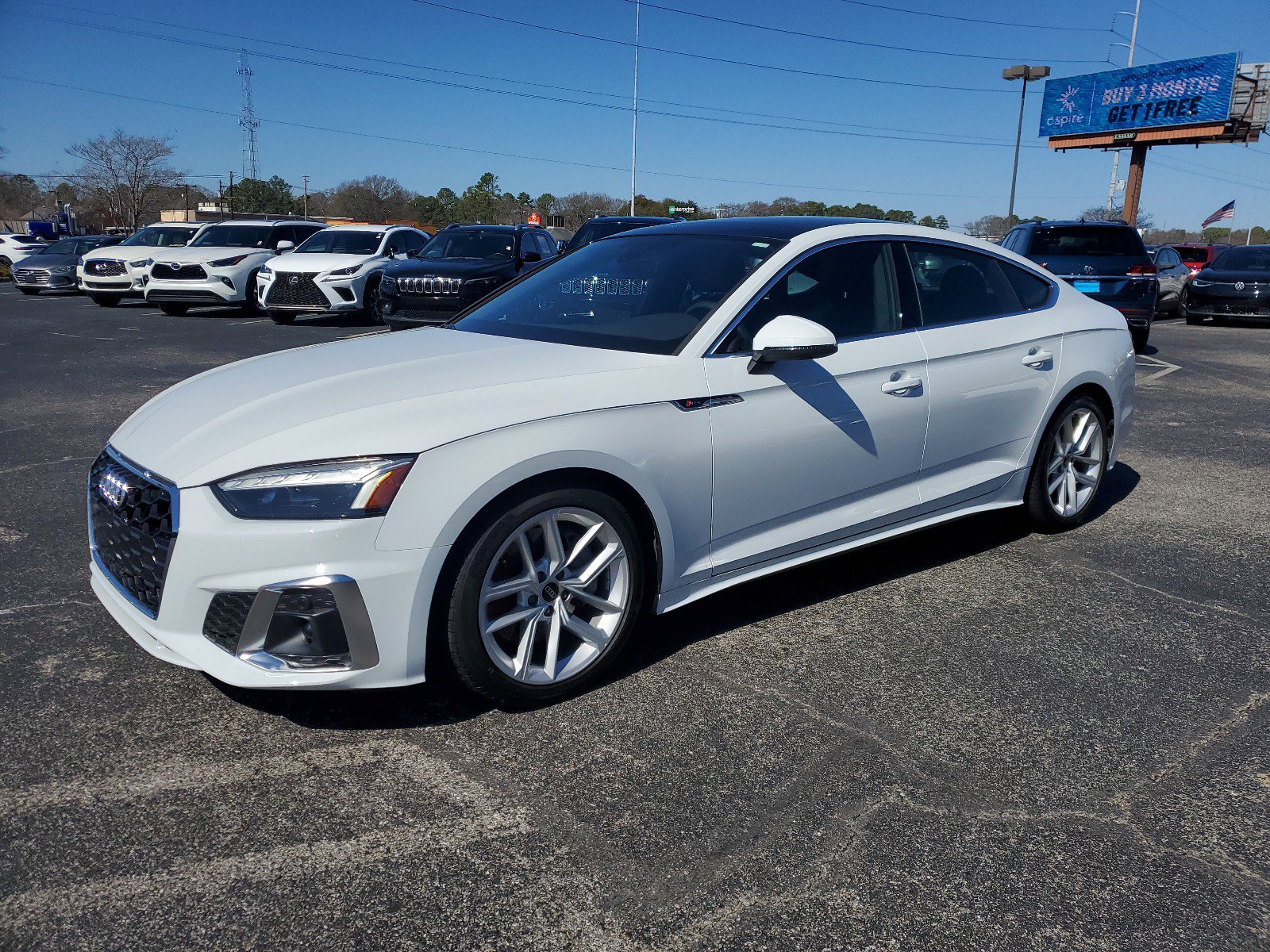 Certified 2023 Audi A5 Sportback Premium Plus with VIN WAUFACF54PA040045 for sale in Jackson, MS