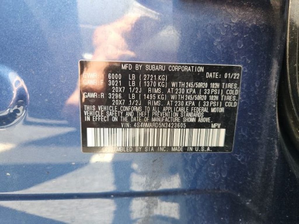 Used 2022 Subaru Ascent Touring 7-Passenger SUV