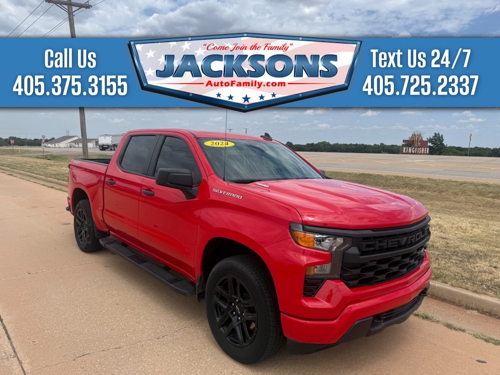 Used 2024 Chevrolet Silverado 1500 Custom Truck Crew Cab
