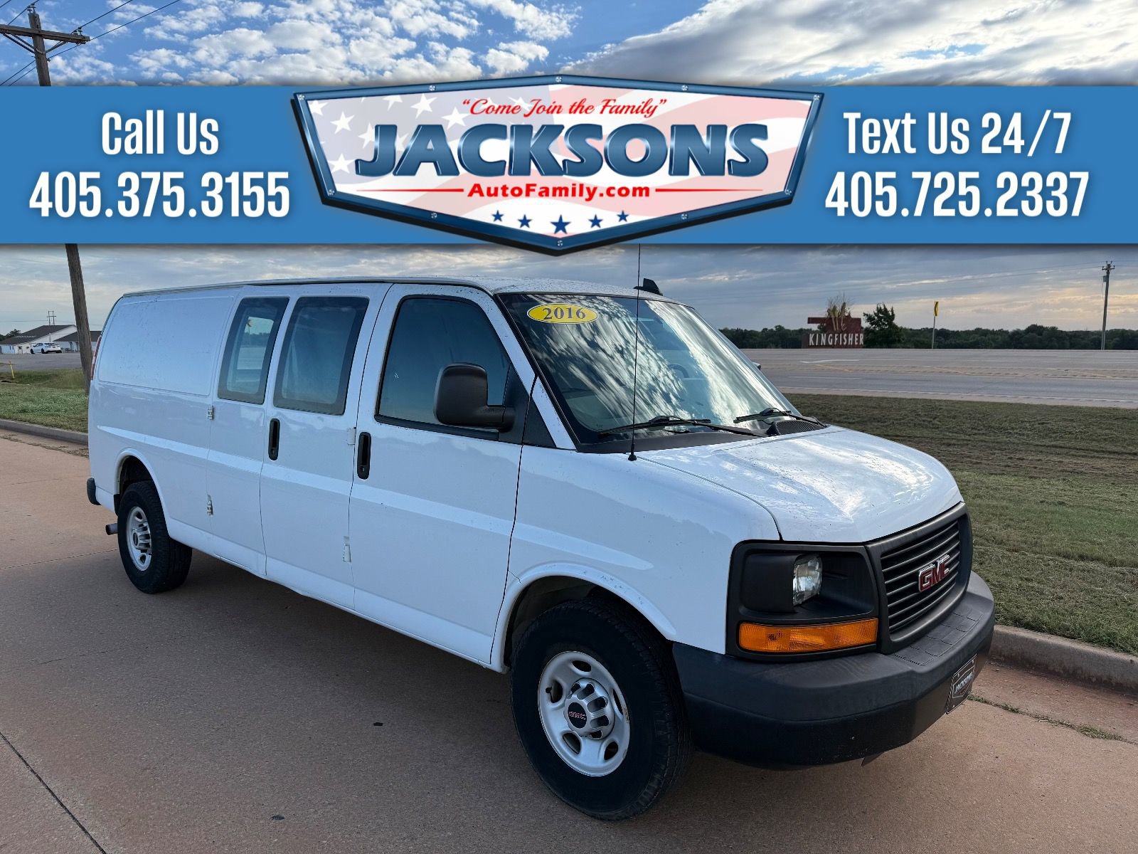 2016 GMC Savana 2500 Van Extended Cargo Van 