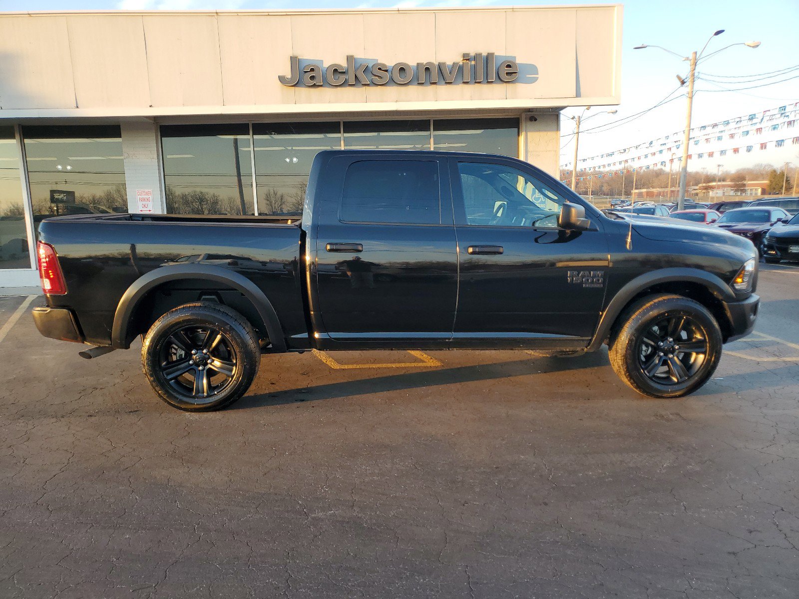 Certified 2022 RAM Ram 1500 Classic Warlock with VIN 1C6RR7LG9NS187367 for sale in Jacksonville, IL