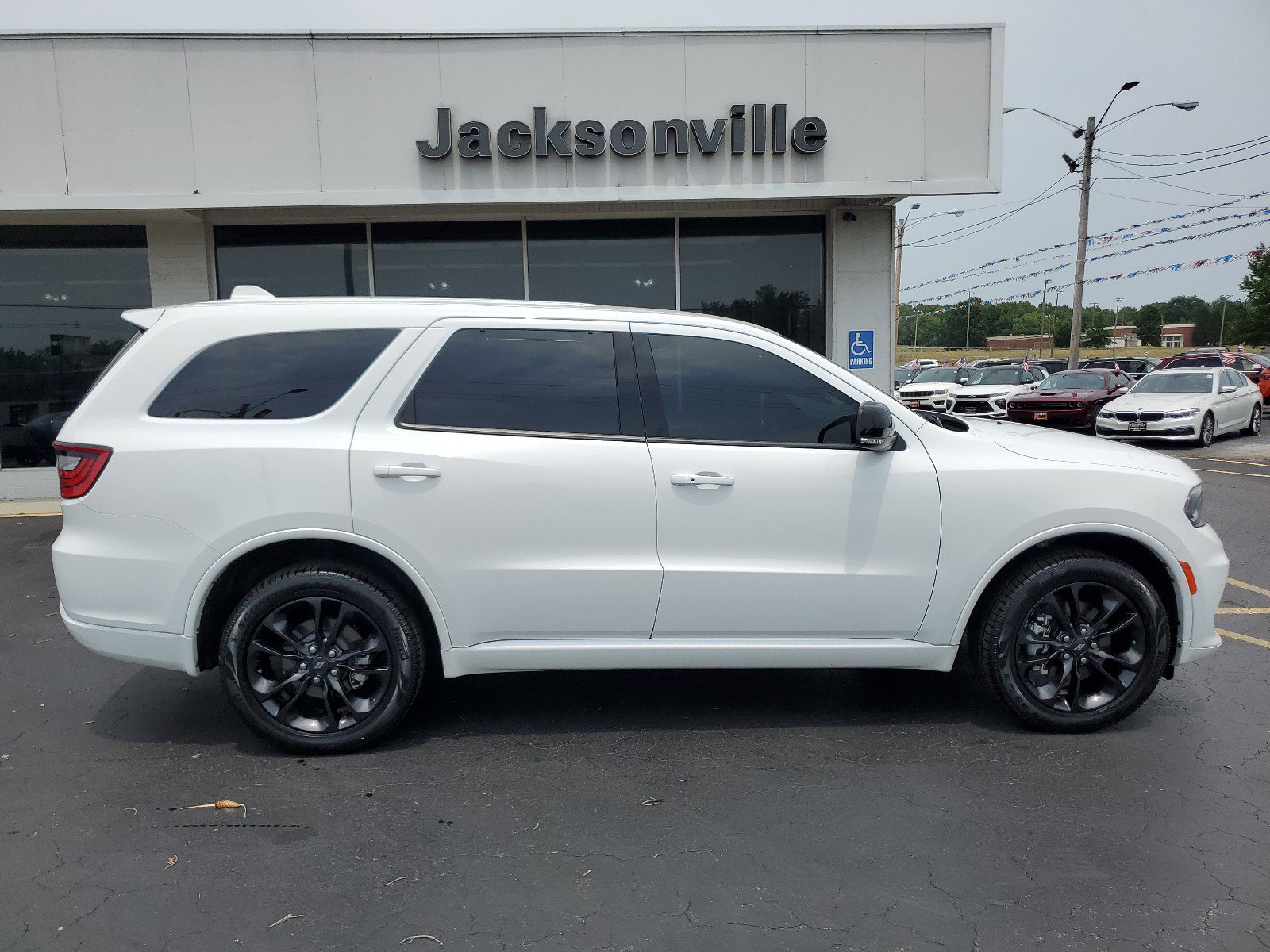 Certified 2021 Dodge Durango GT Plus with VIN 1C4RDJDG8MC689329 for sale in Jacksonville, IL