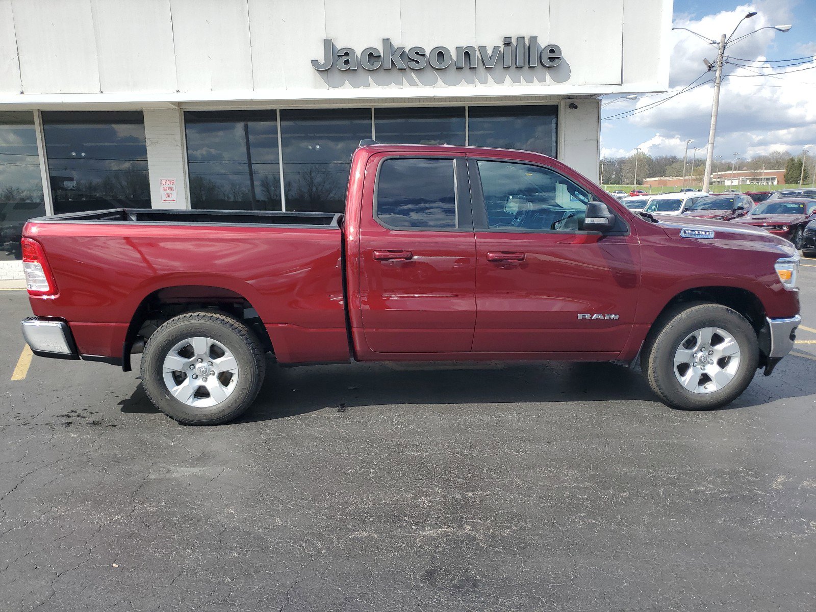 Used 2022 RAM Ram 1500 Pickup Big Horn/Lone Star with VIN 1C6SRFBT8NN468763 for sale in Jacksonville, IL