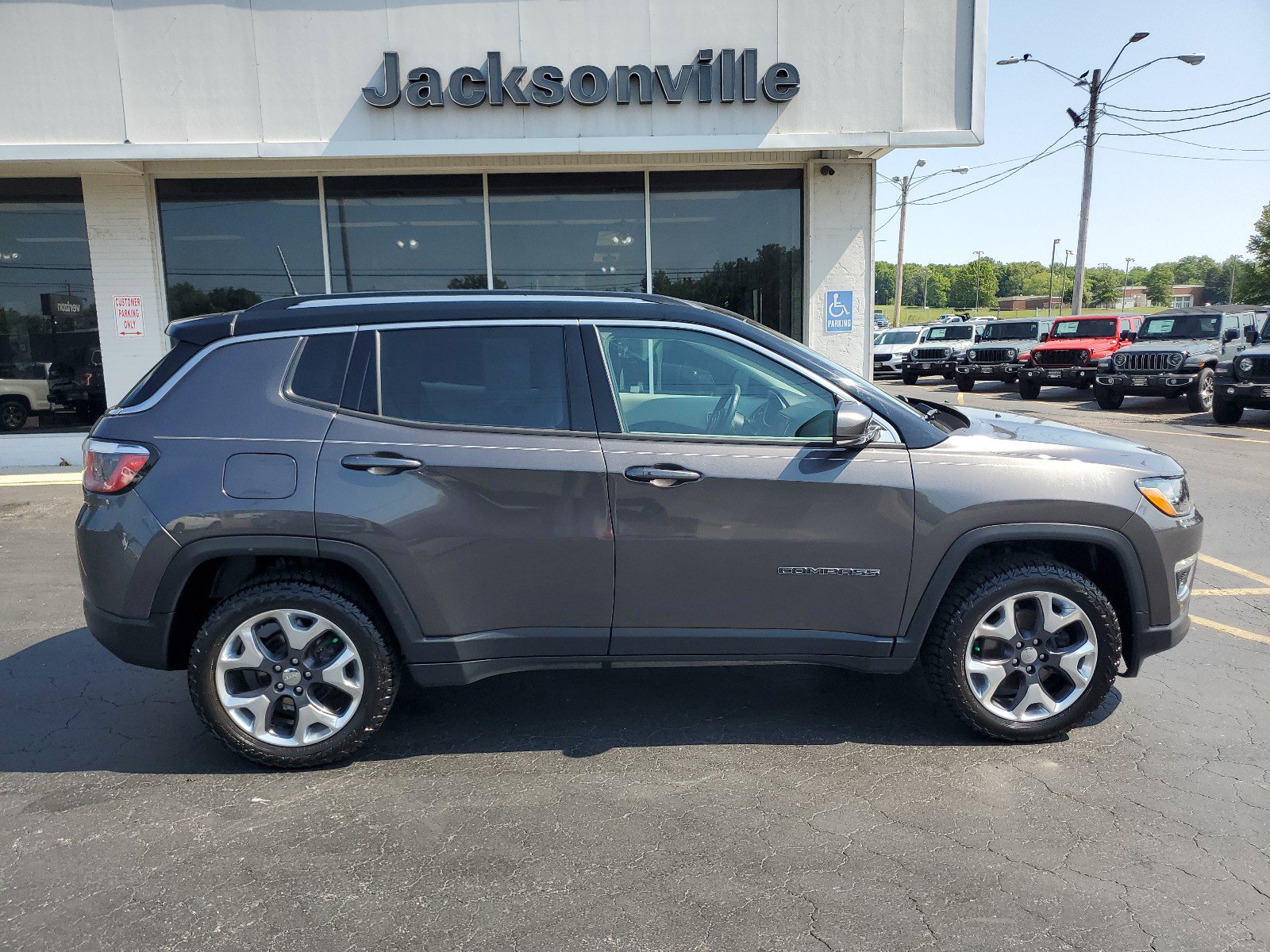 Certified 2019 Jeep Compass Limited with VIN 3C4NJDCB4KT693118 for sale in Jacksonville, IL