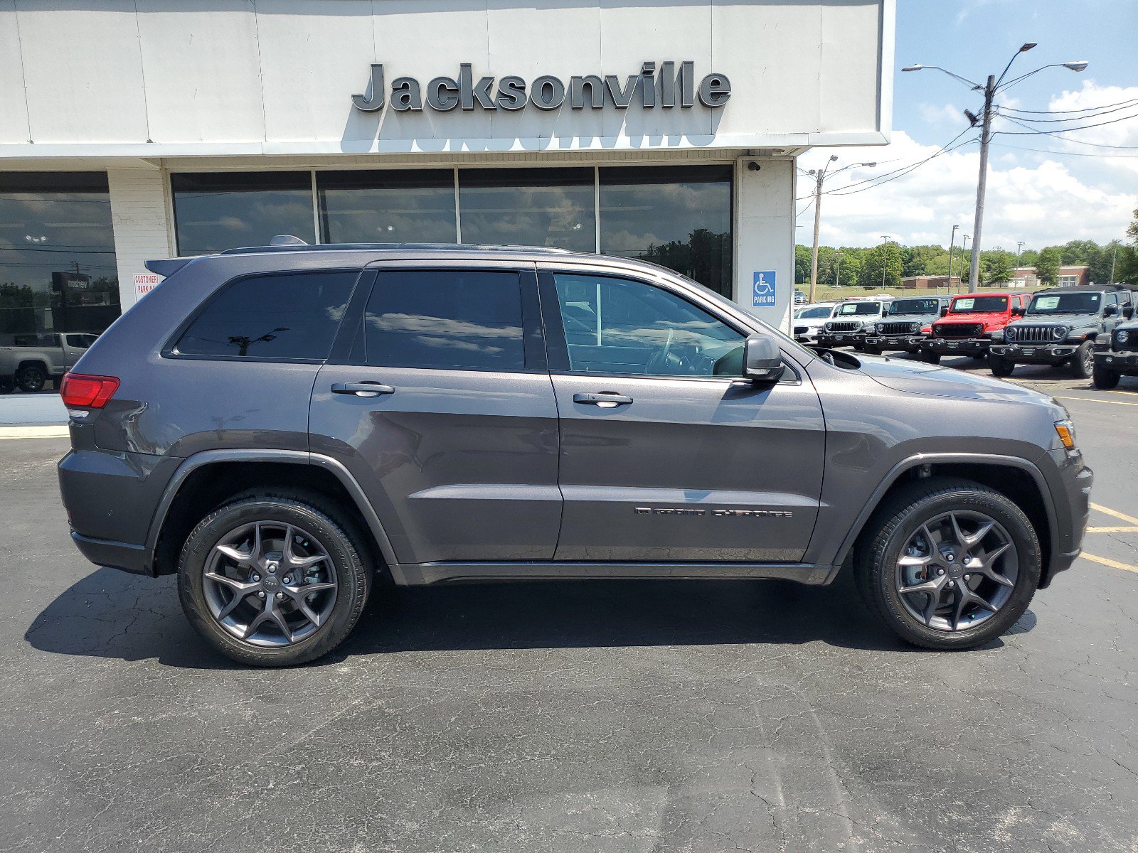 Used 2021 Jeep Grand Cherokee 80th Edition with VIN 1C4RJFBG2MC775499 for sale in Jacksonville, IL