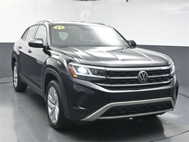 Used 2021 Volkswagen Atlas Cross Sport SE w/Tech with VIN 1V2WC2CA5MC203860 for sale in Macon, GA