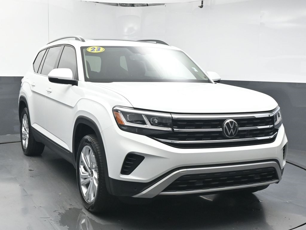 Certified 2023 Volkswagen Atlas SE w/Tech with VIN 1V2JR2CA5PC542454 for sale in Macon, GA