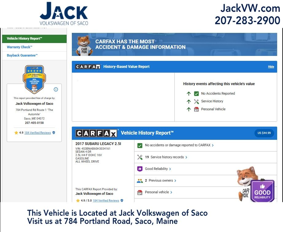 2017 Subaru Legacy Base