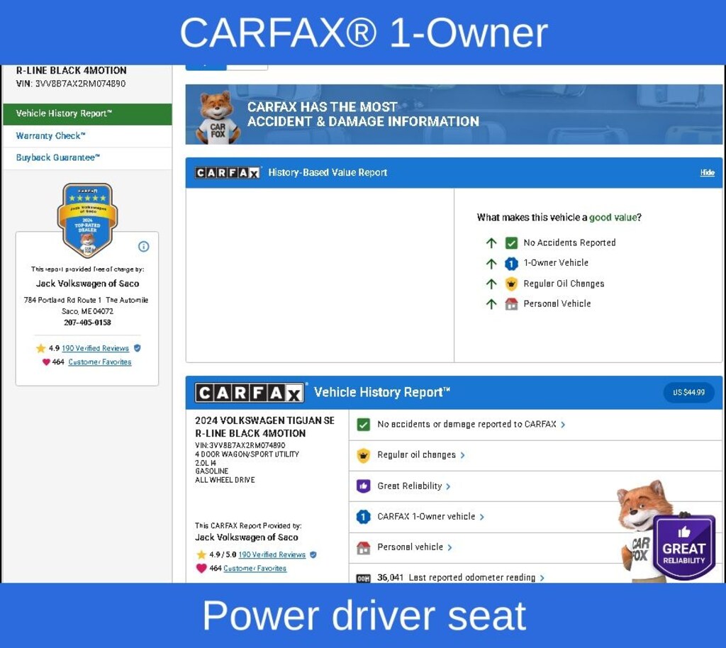 Used 2024 Volkswagen Tiguan 2.0T SE R-Line Black SUV