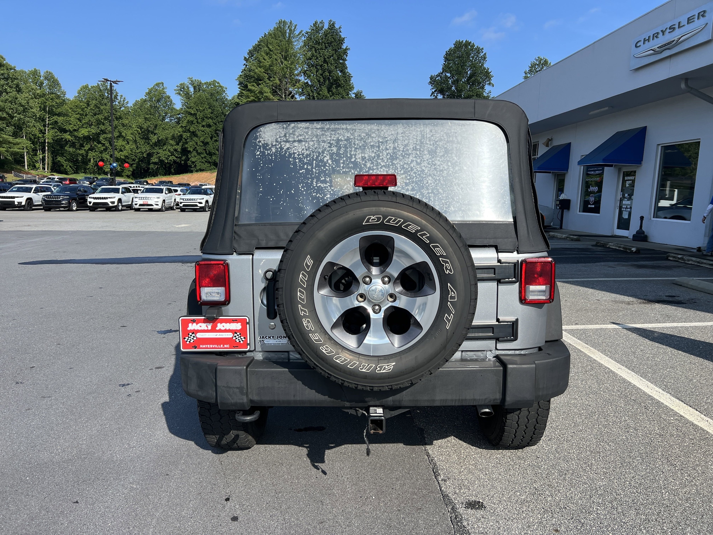 Used 2017 Jeep Wrangler Unlimited Sport with VIN 1C4BJWDG9HL612885 for sale in Hayesville, NC