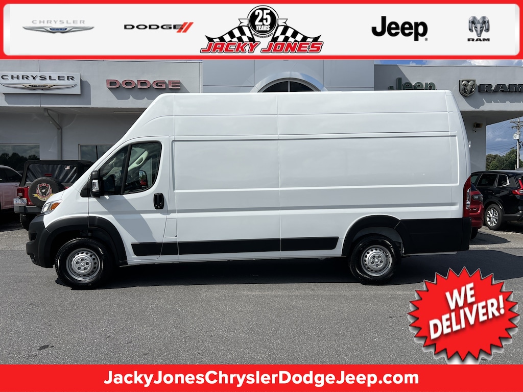 Used 2025 Ram Promaster Cargo Van Tradesman Tradesman 3500 Super High Roof Ext 159 WB w/Pass