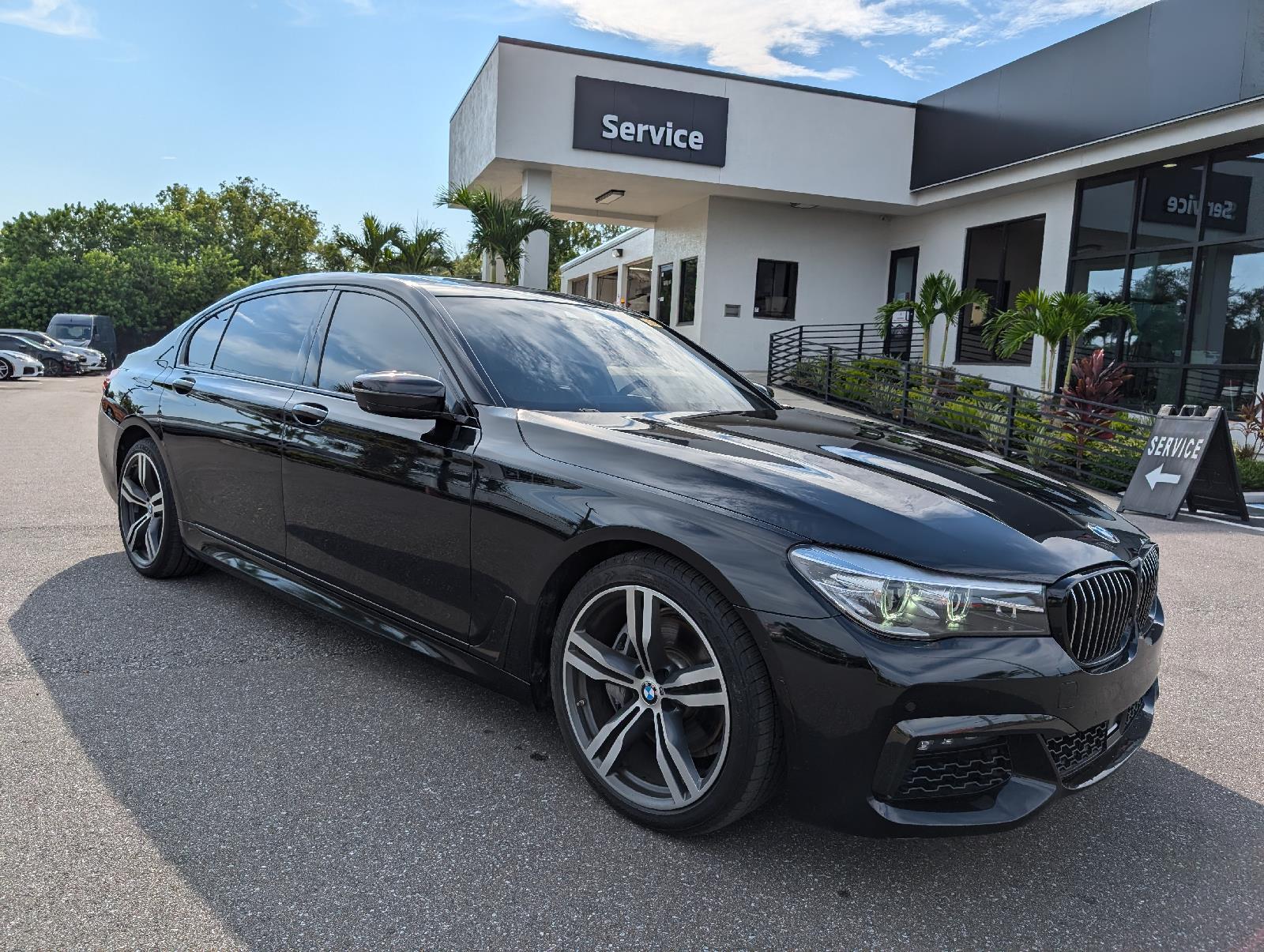 Used 2018 BMW 7 Series 740i with VIN WBA7E2C54JB214933 for sale in New Port Richey, FL