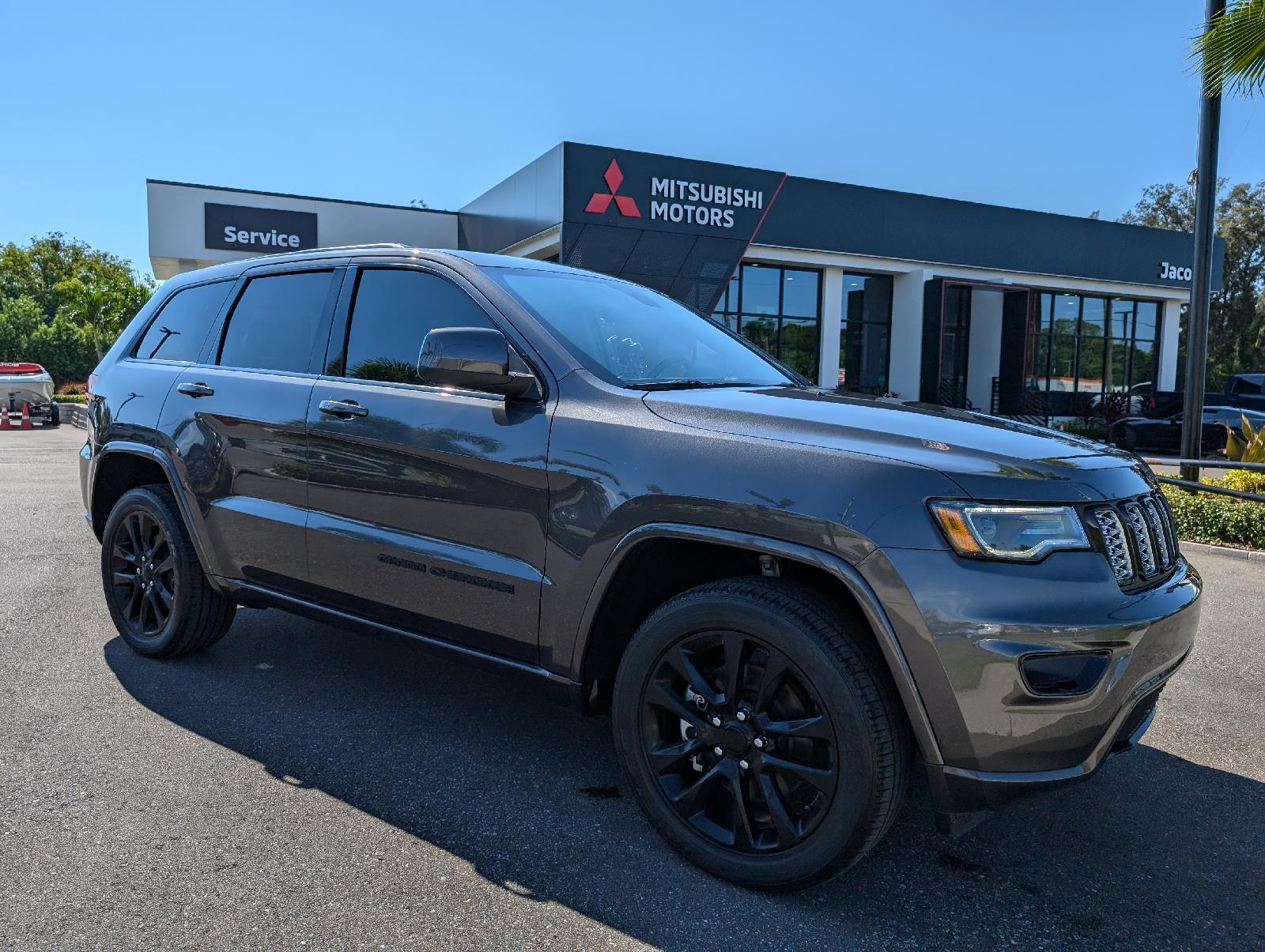 Used 2021 Jeep Grand Cherokee Laredo X with VIN 1C4RJFAG5MC531038 for sale in New Port Richey, FL