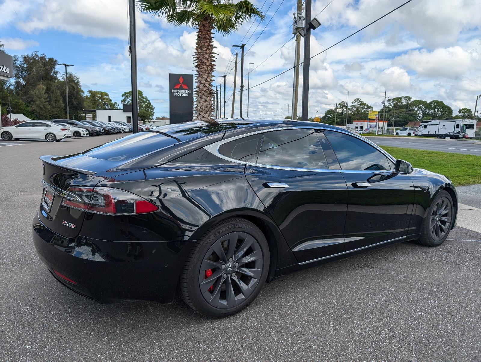 Used 2018 Tesla Model S P100D with VIN 5YJSA1E43JF246146 for sale in New Port Richey, FL