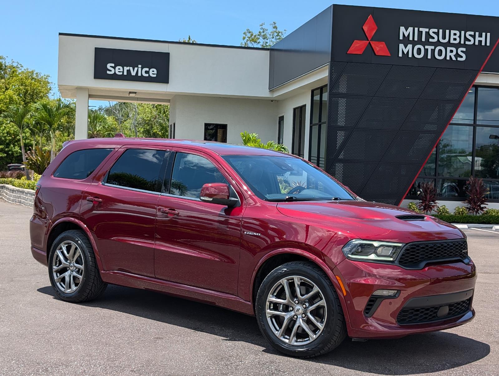 Used 2022 Dodge Durango R/T Plus with VIN 1C4SDJCT0NC222634 for sale in New Port Richey, FL