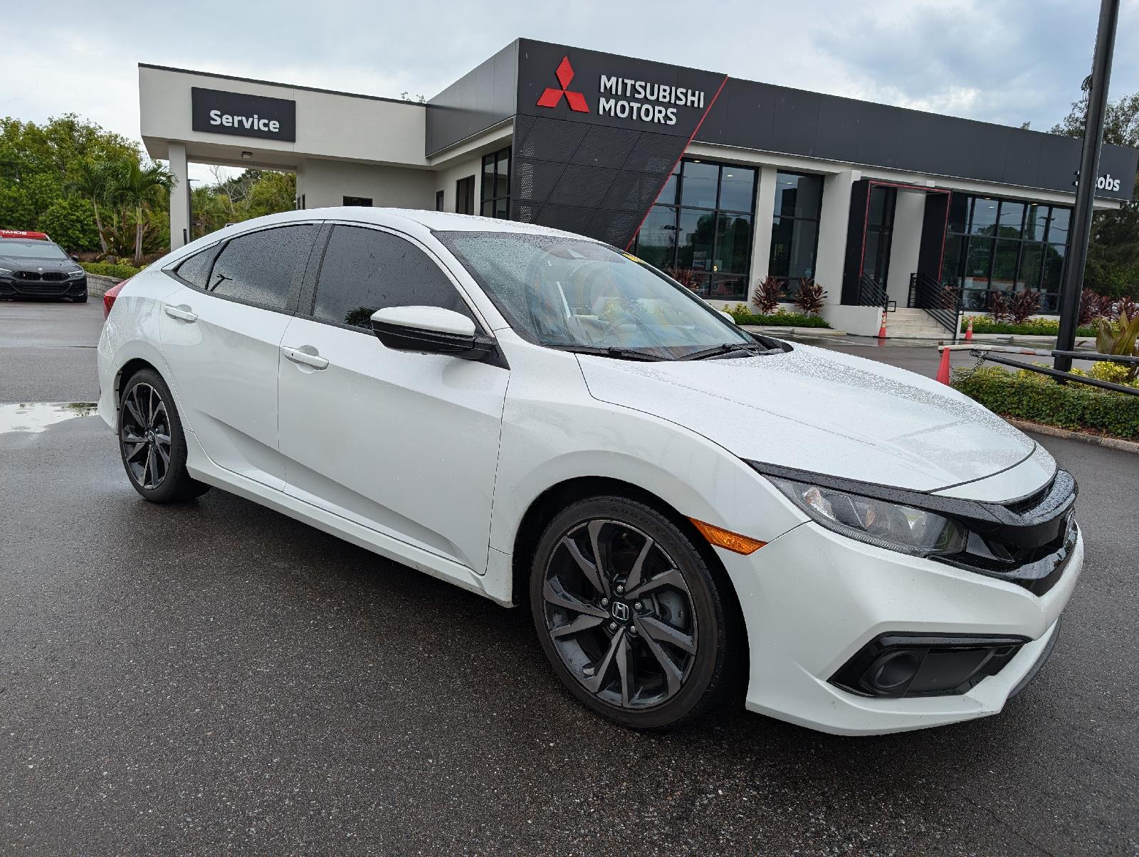 Used 2019 Honda Civic Sport with VIN 2HGFC2F82KH550598 for sale in New Port Richey, FL