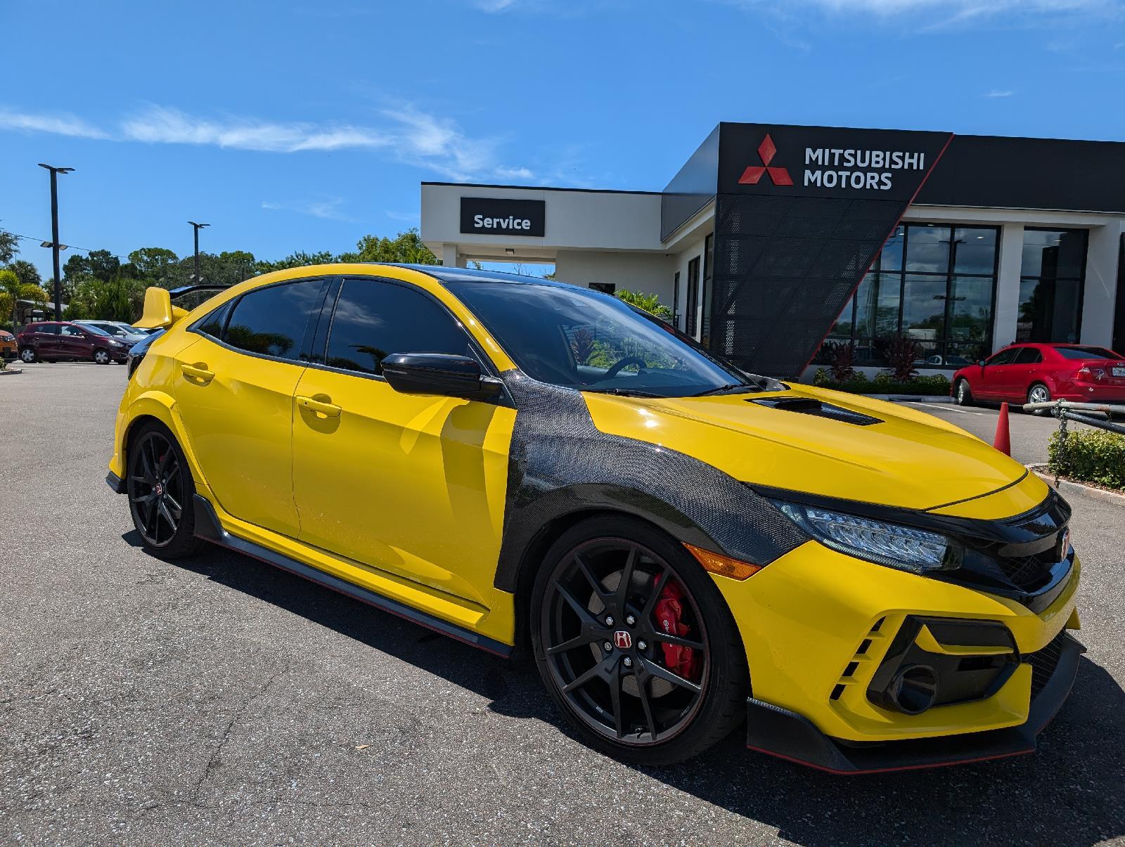 Used 2021 Honda Civic Hatchback Type-R with VIN SHHFK8G01MU202408 for sale in New Port Richey, FL