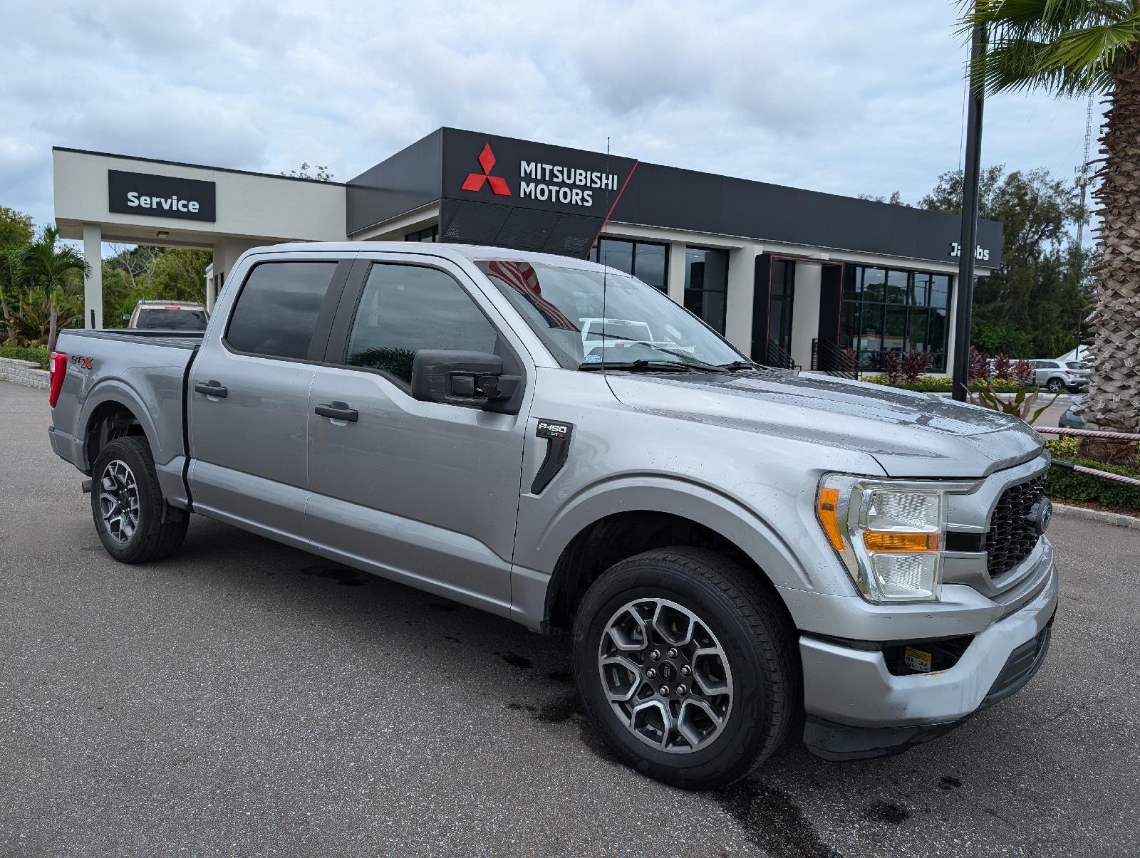 Used 2021 Ford F-150 XL with VIN 1FTEW1CP1MKD33627 for sale in New Port Richey, FL