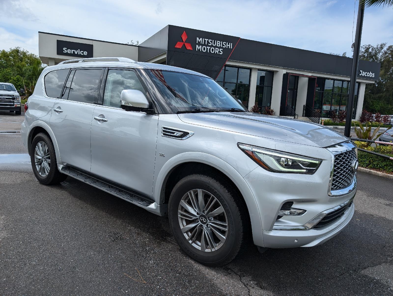 Used 2018 INFINITI QX80 Base with VIN JN8AZ2NF7J9662792 for sale in New Port Richey, FL