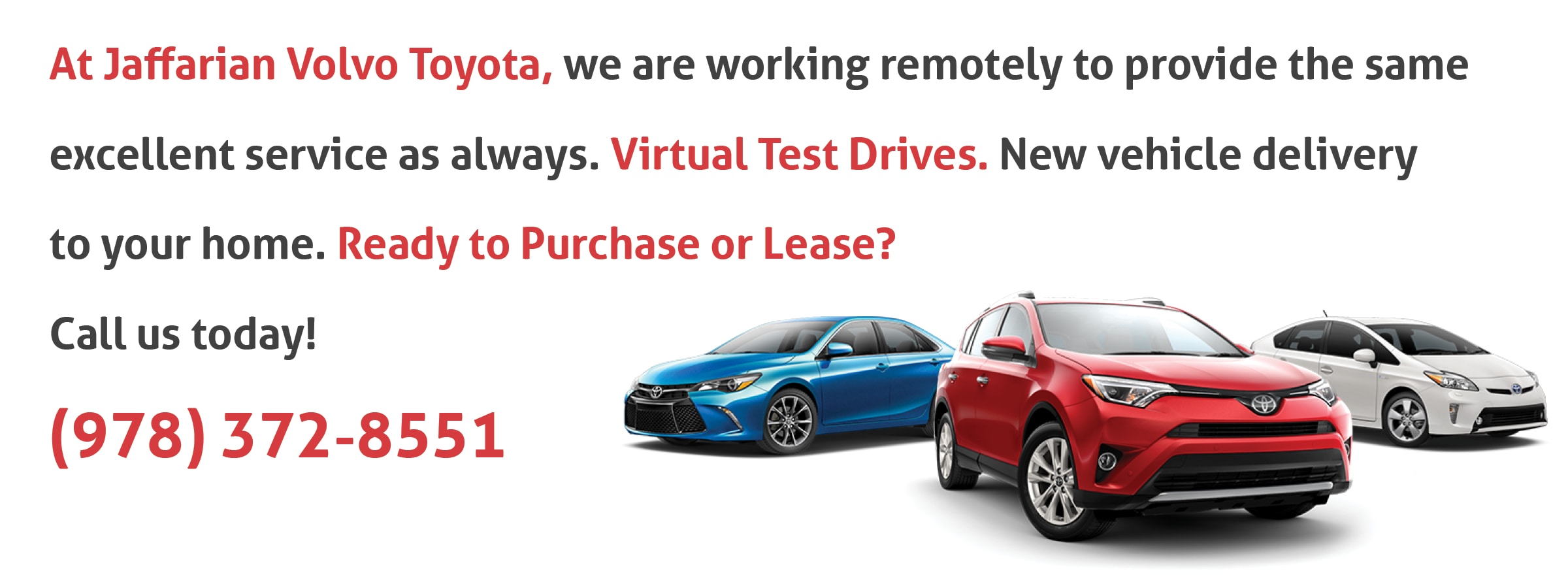 New Volvo, Toyota & Used Car Dealer in Haverhill Jaffarian Automotive