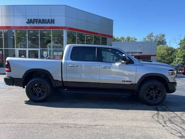 Used 2021 RAM Ram 1500 Pickup Rebel with VIN 1C6SRFLT0MN582415 for sale in Haverhill, MA