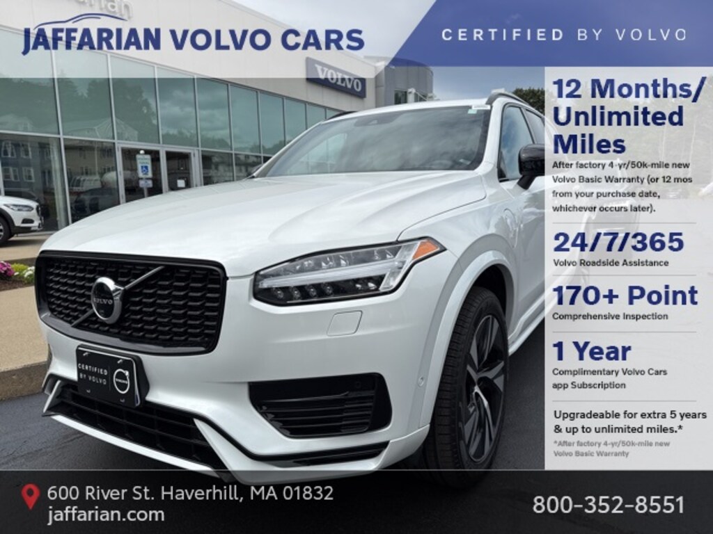 Certified 2022 Volvo XC90 Recharge Plug-In Hybrid T8 R-Design Extended Range 7P SUV