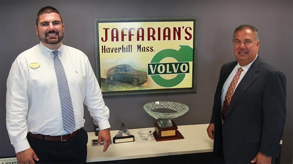 The current generation of Jaffarian's including Gary the owner and his son