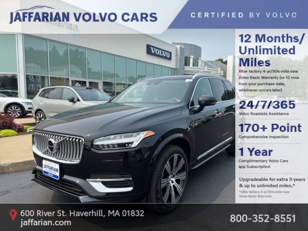 Certified 2022 Volvo XC90 Recharge Plug-In Hybrid T8 Inscription Extended Range 7P SUV
