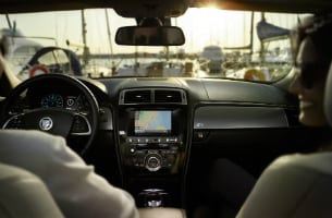 XKR Interior Warm Charcoal Ivory