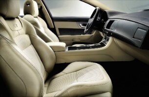 Jaguar XFR Interior Ivory seats