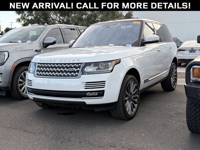 2016 Land Rover Range Rover Supercharged