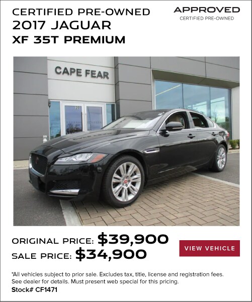 Used Vehicle Specials Jaguar Cape Fear