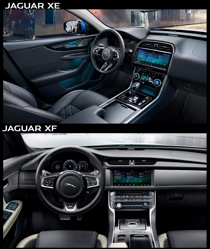 difference between a jaguar xf and xe