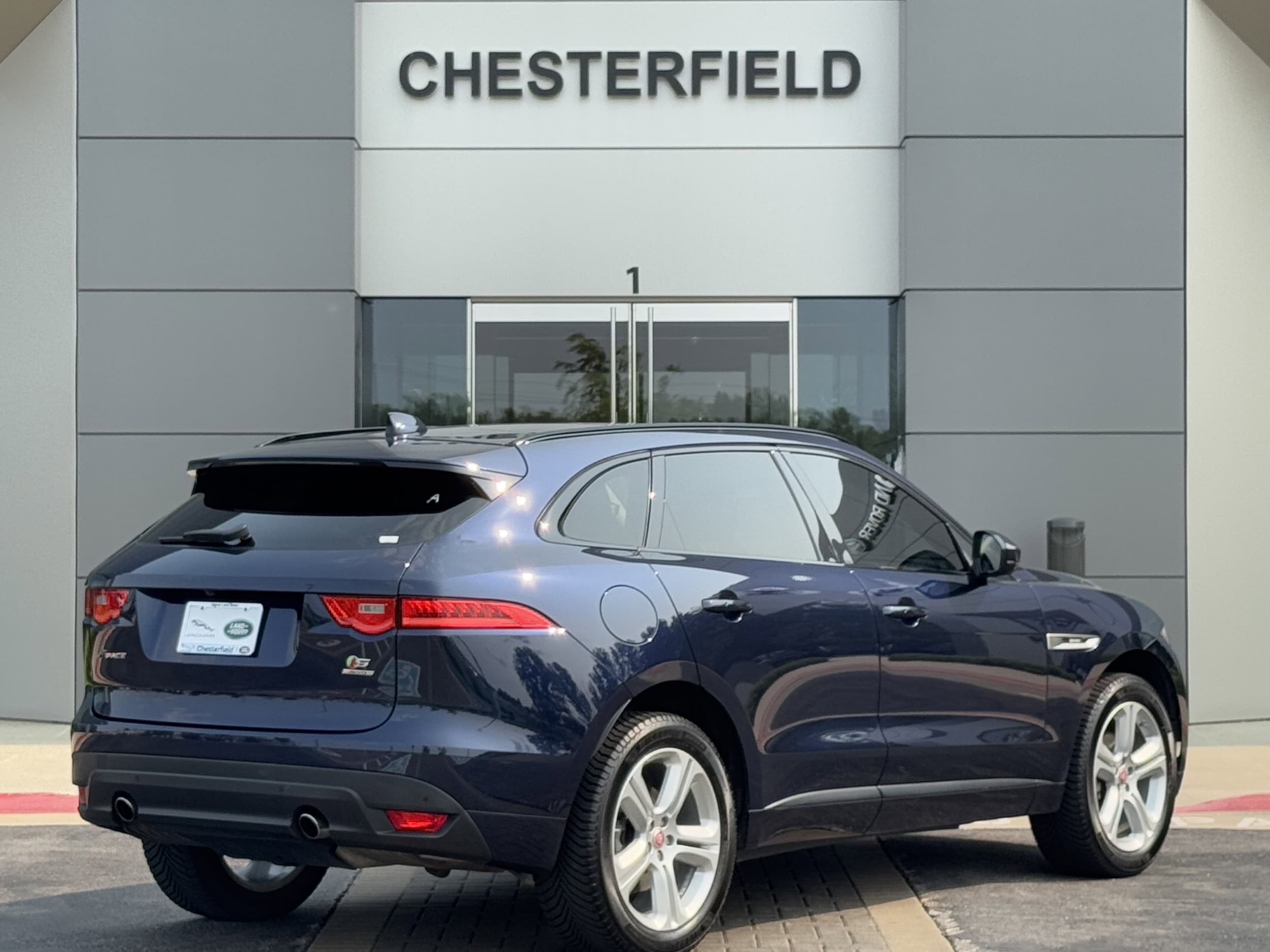 Used 2018 Jaguar F-PACE R-Sport with VIN SADCL2FX2JA320229 for sale in Chesterfield, MO