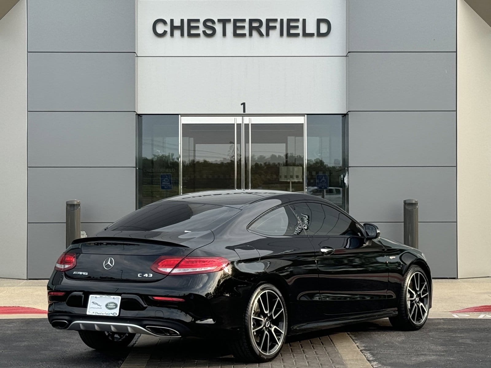 Used 2018 Mercedes-Benz C-Class Coupe AMG C43 with VIN WDDWJ6EB6JF714739 for sale in Chesterfield, MO